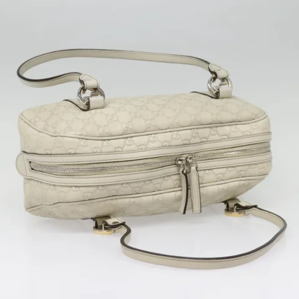 Gucci Vintage Pre-owned Leather handbags White Dames