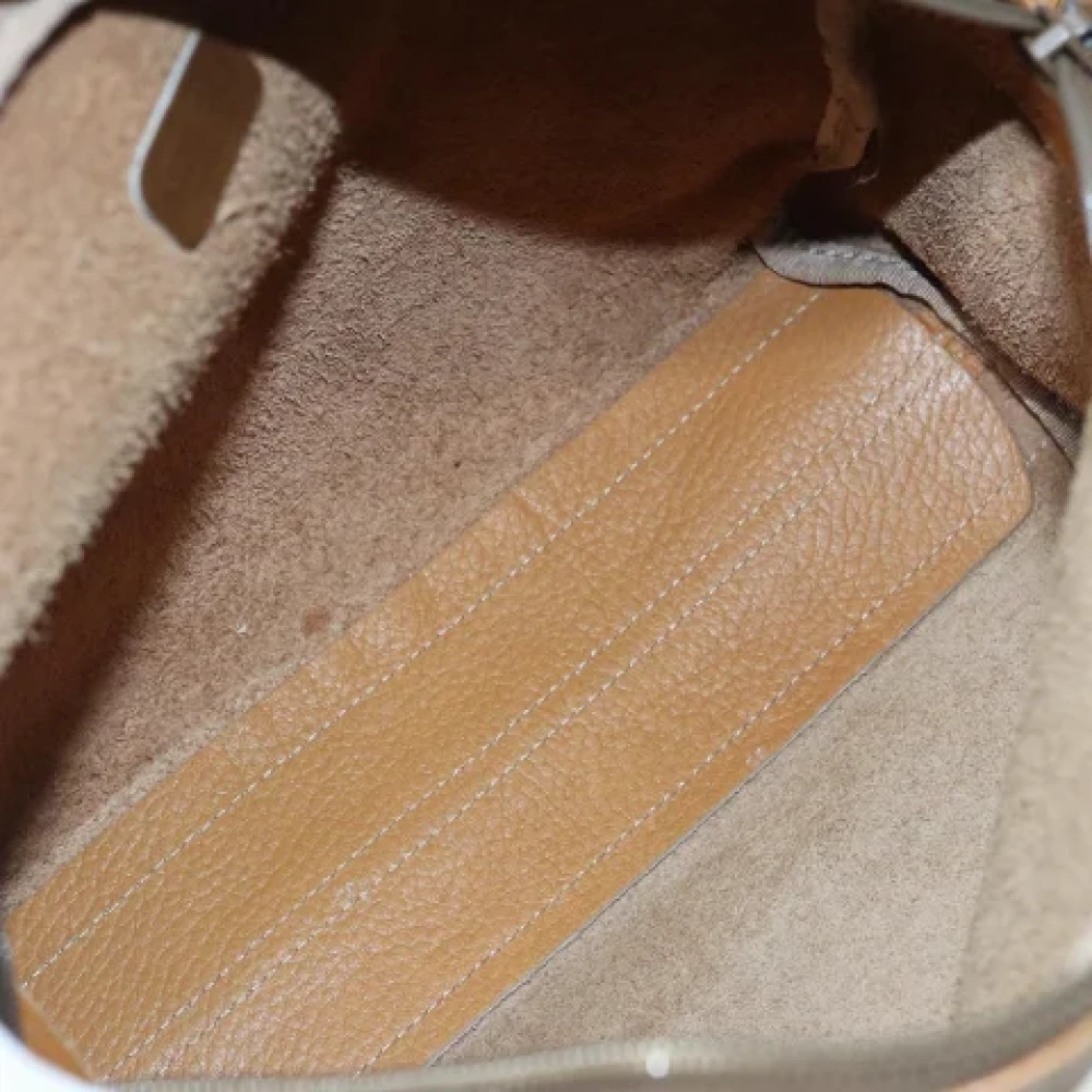 Loewe Pre-owned Leather shoulder-bags Yellow Dames