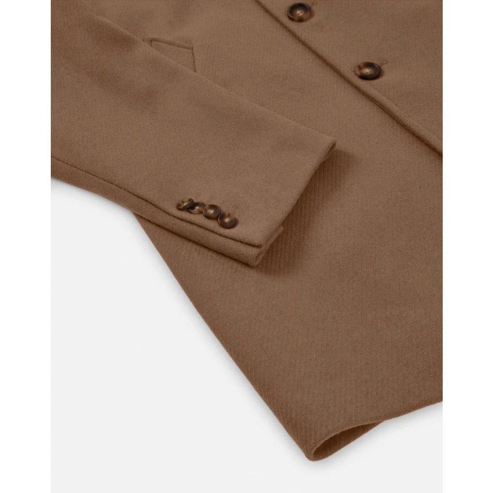 Manuel Ritz Bruine Knoop Camel Jas Brown Heren