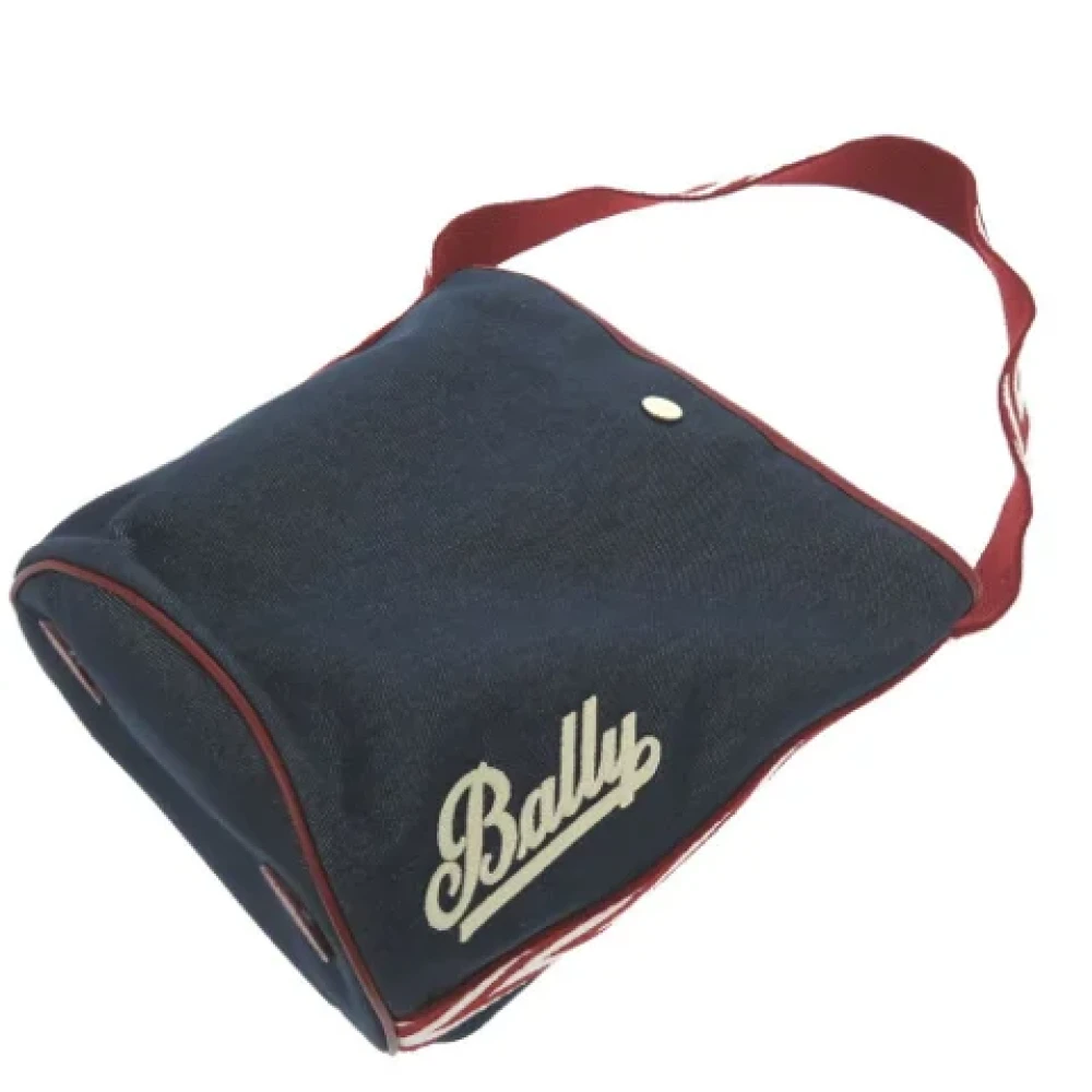 Bally Pre-owned Canvas shoulder-bags Blue Dames