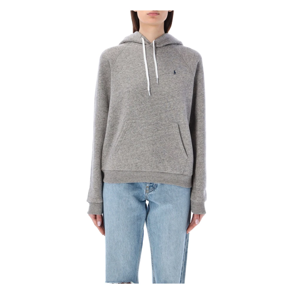 Ralph Lauren Klassieke Pony Hoodie Gray Dames