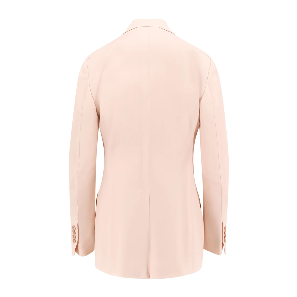 Tom Ford Wollen Blazer met Zijden Voering Pink Dames