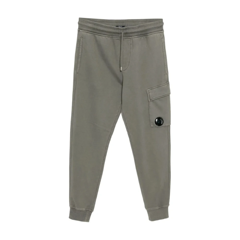 C.p. Company Men's Gray Cargo Lens Joggers - Sweatpants - L - Trousers