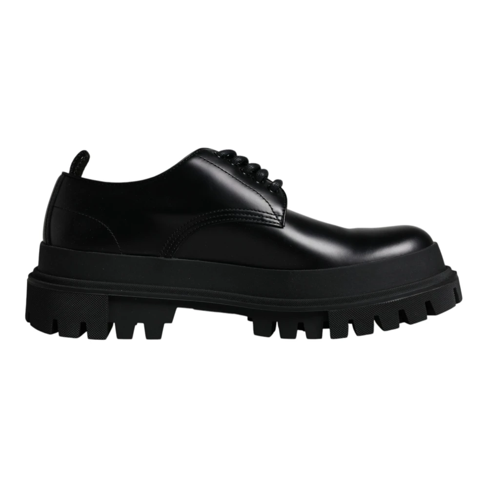 Dolce & Gabbana Men's Black Derby Dress Shoes