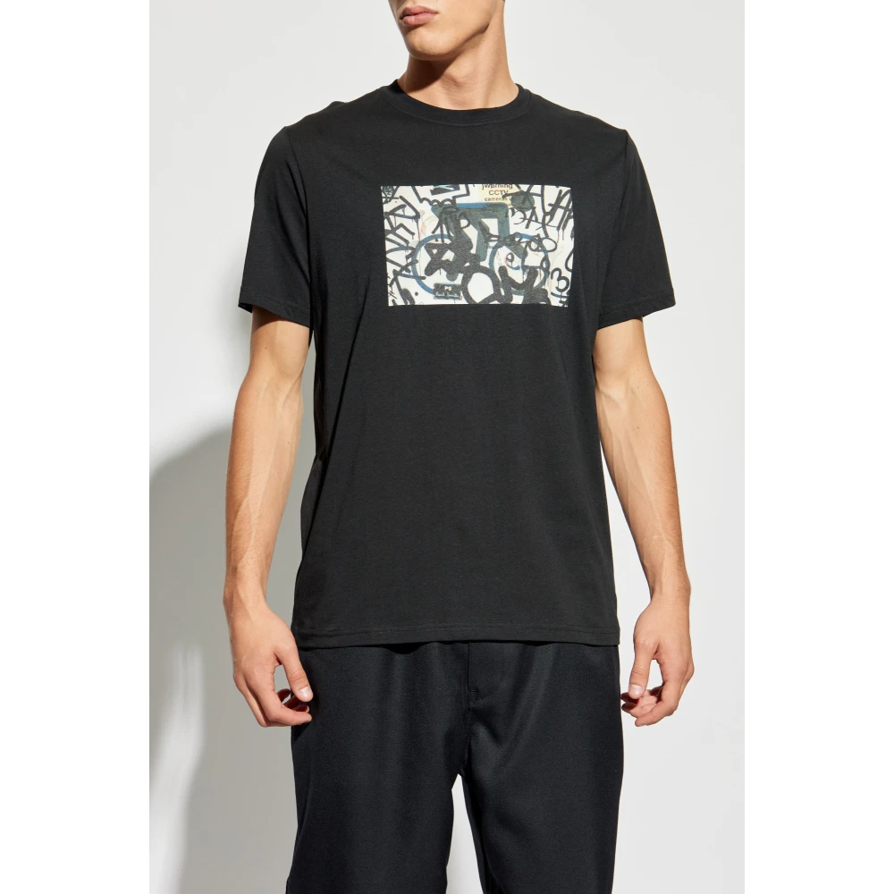 PS By Paul Smith T-shirt met print Black Heren
