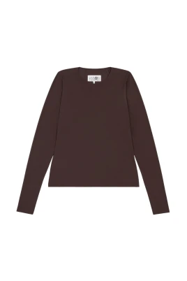 Brun Stretchig Topp