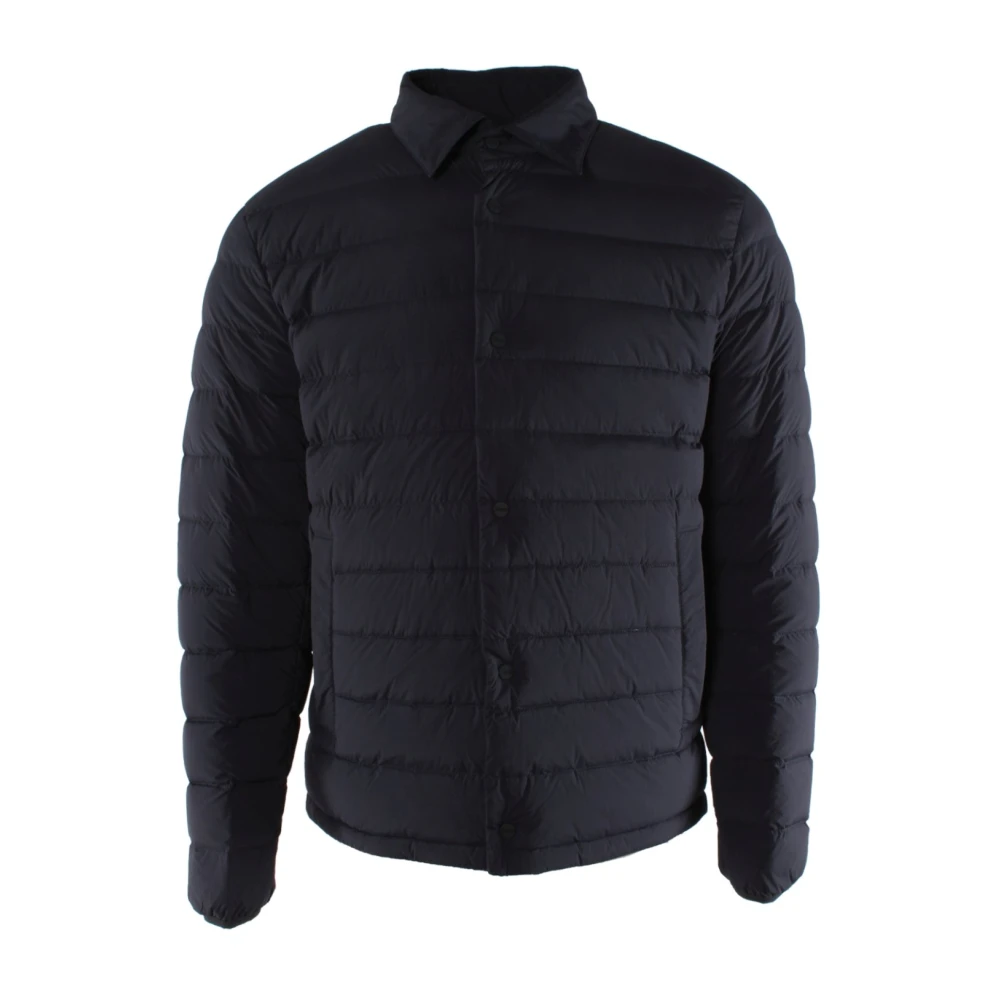 Herno Men's Blue Resort Shirt Down Jacket