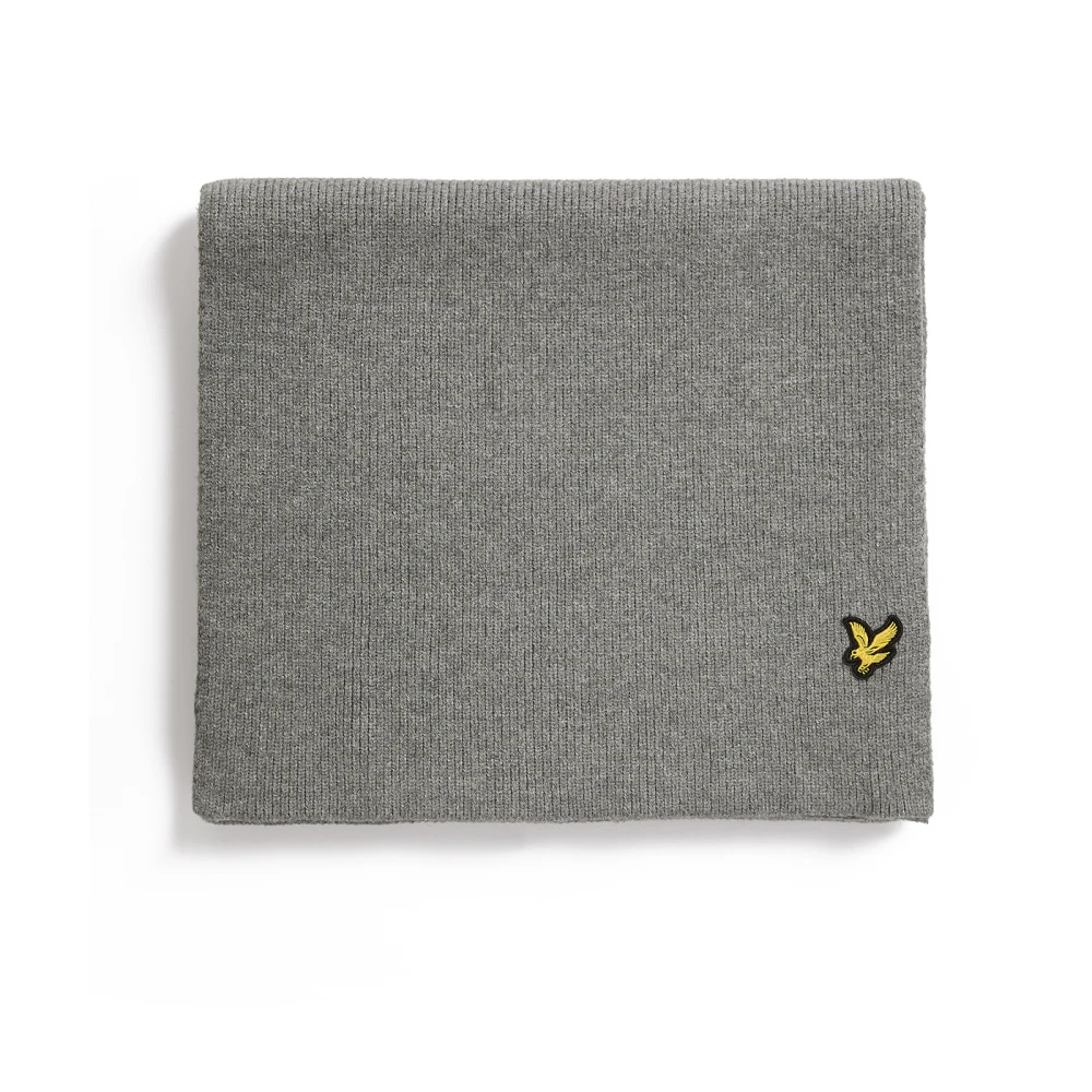 Lyle & Scott - Schlichter Schal - Accessories - Herren - Grau - One Size - Bild 5