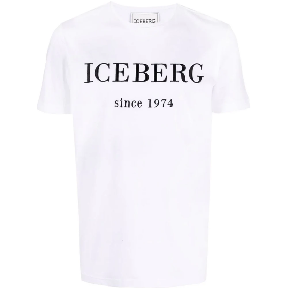 Iceberg - Tops > T-Shirts - White - Iceberg - Modalova