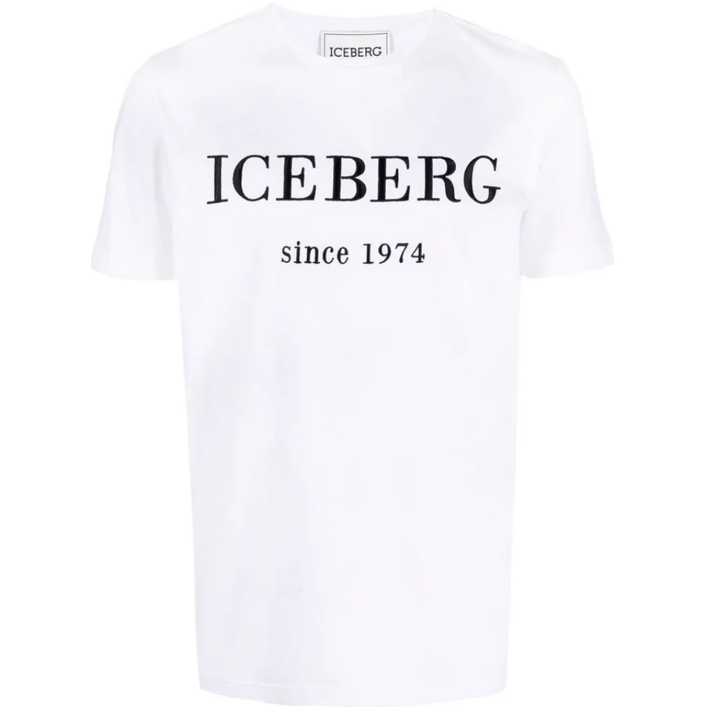 Iceberg Witte T-Shirt XS White Heren