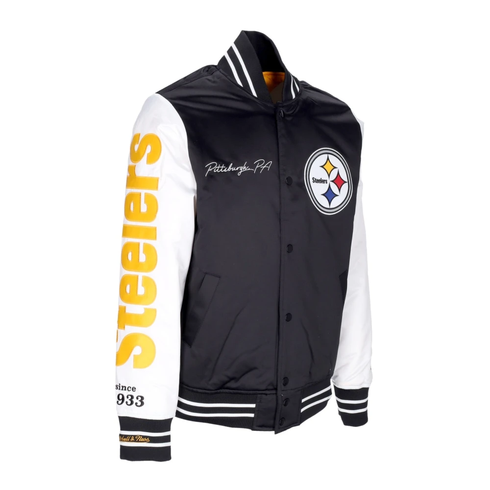 Mitchell & Ness NFL Team Origins Bomberjack Zwart Wit Multicolor Heren