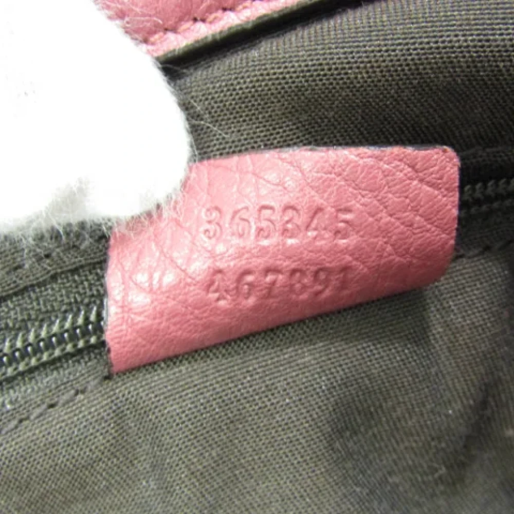 Gucci Vintage Pre-owned Leather totes Pink Dames