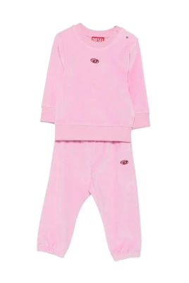 Tracksuit med broderad logotyp
