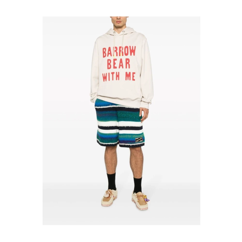 Barrow Unisex Hoodie Bw009 White Heren
