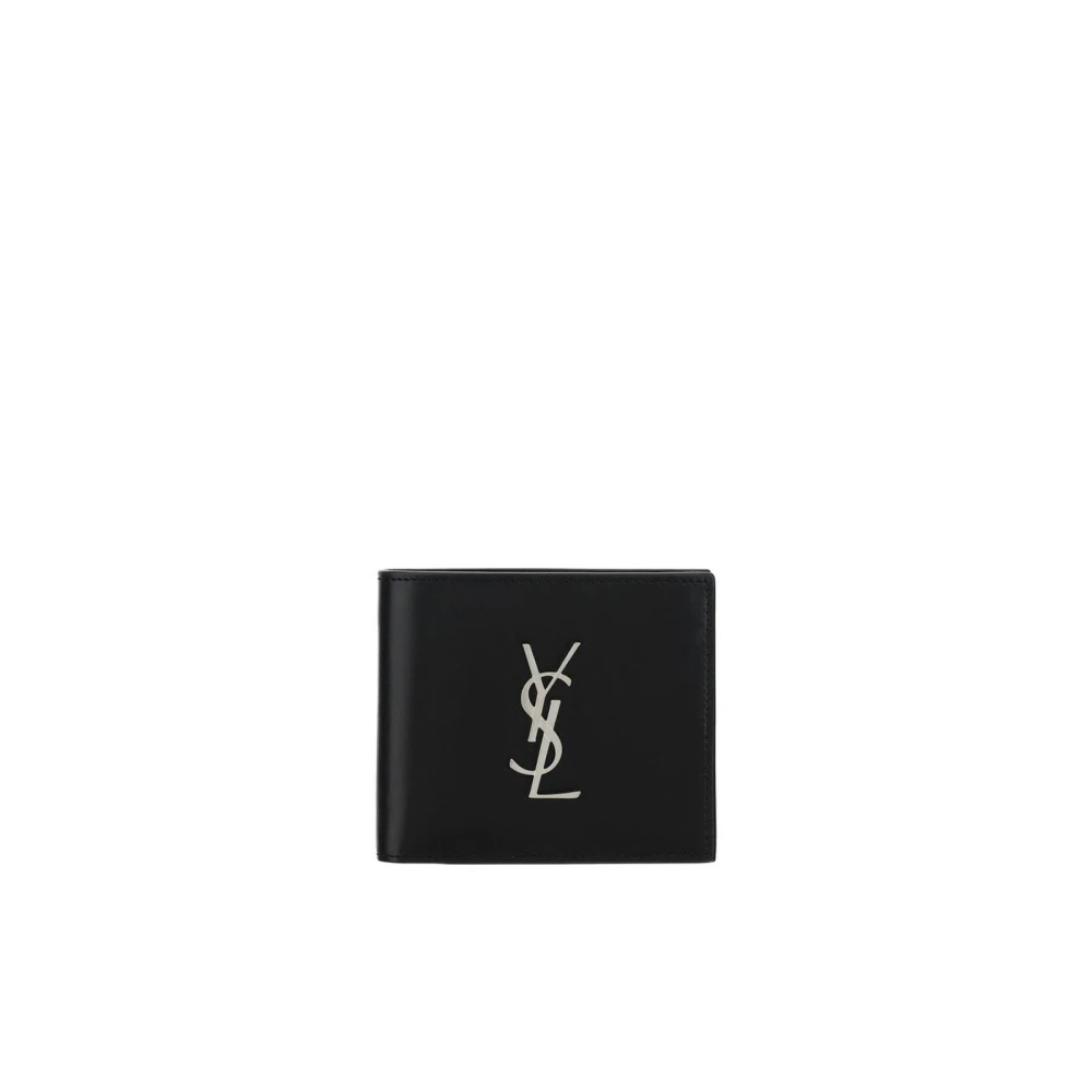 Saint Laurent Men's Black Wallets & Cardholders, One Size, Cassandre Wallet