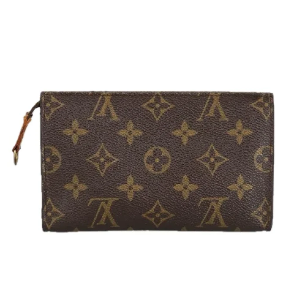 Louis Vuitton Vintage Pre-owned Leather pouches Brown Dames