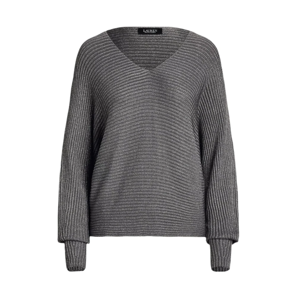 Ralph Lauren V-hals Knitwear Gray Dames