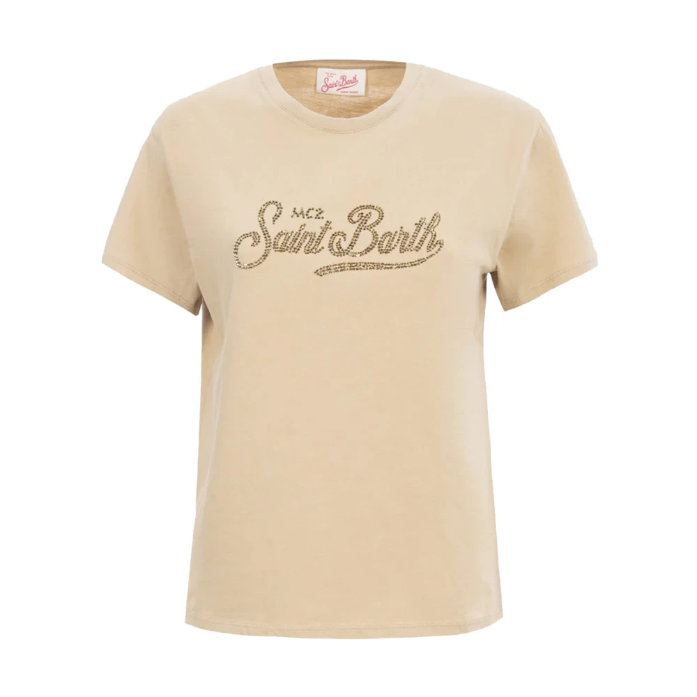 MC2 Saint Barth Stijlvolle T-shirts en Polos Beige Dames