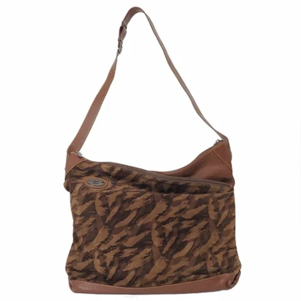 Gucci Vintage Pre-owned Suede gucci-bags Brown Dames