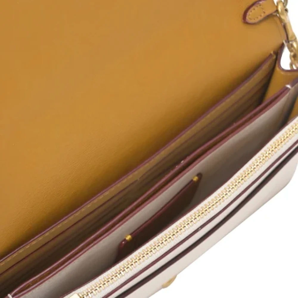 Coach Pre-owned Leather crossbody-bags White Dames