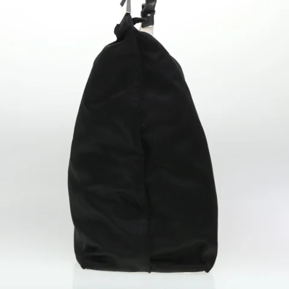 Gucci Vintage Pre-owned Nylon travel-bags Black Dames