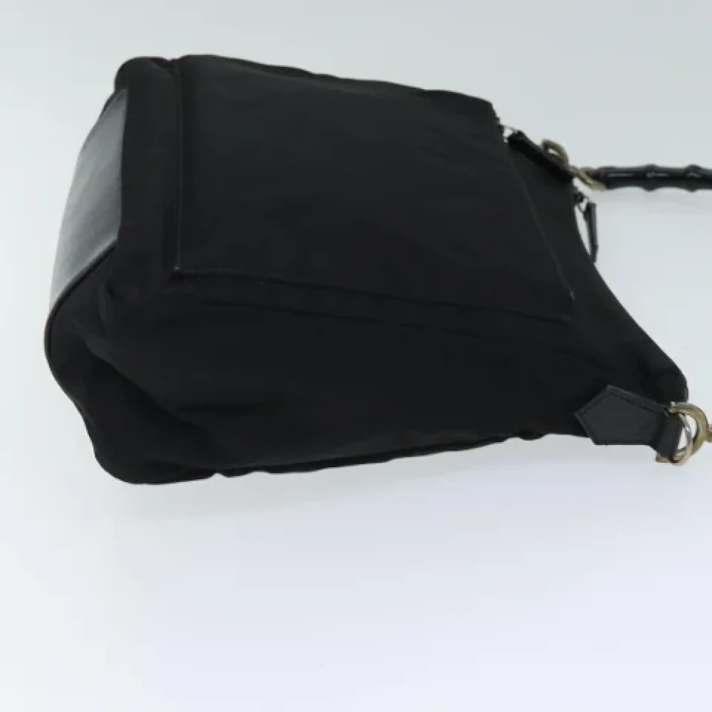 Gucci Vintage Pre-owned Fabric gucci-bags Black Dames