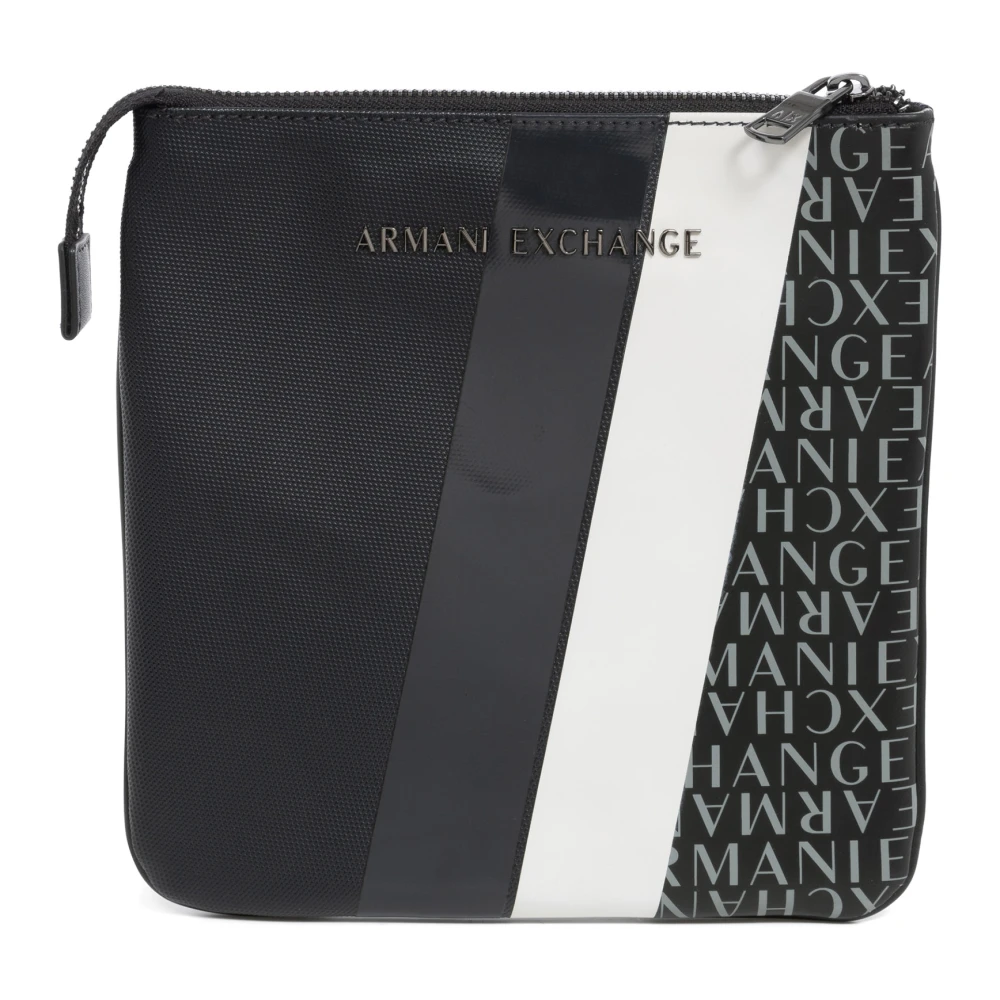 Armani Exchange Multicolor Crossbody Tas met Verstelbare Band Blue Heren