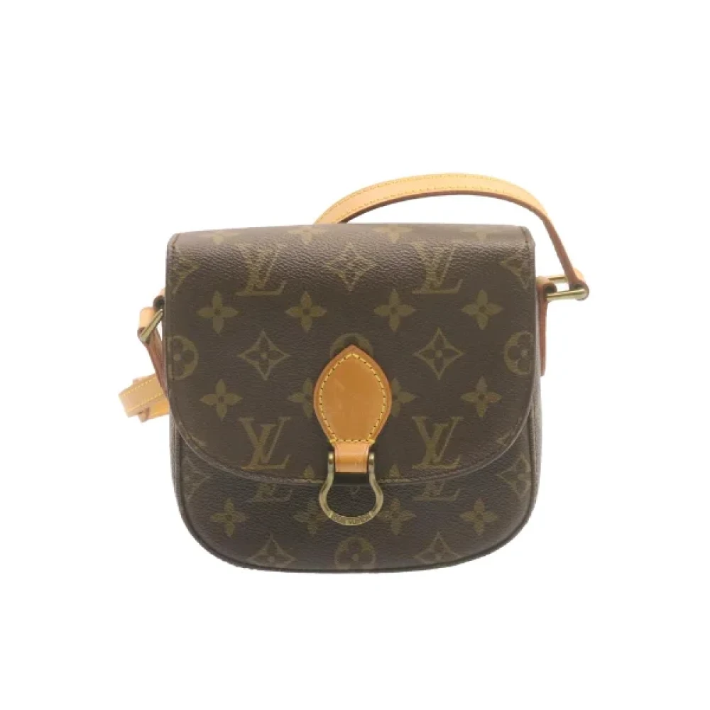 Louis Vuitton Vintage Tweedehands Louis Vuitton Cartouchiere in Monogram Canvas Brown Dames