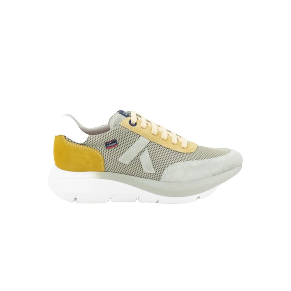 Callaghan Sneakers van textiel en suède met Algoritmo technologie Heren Schoenen Groen