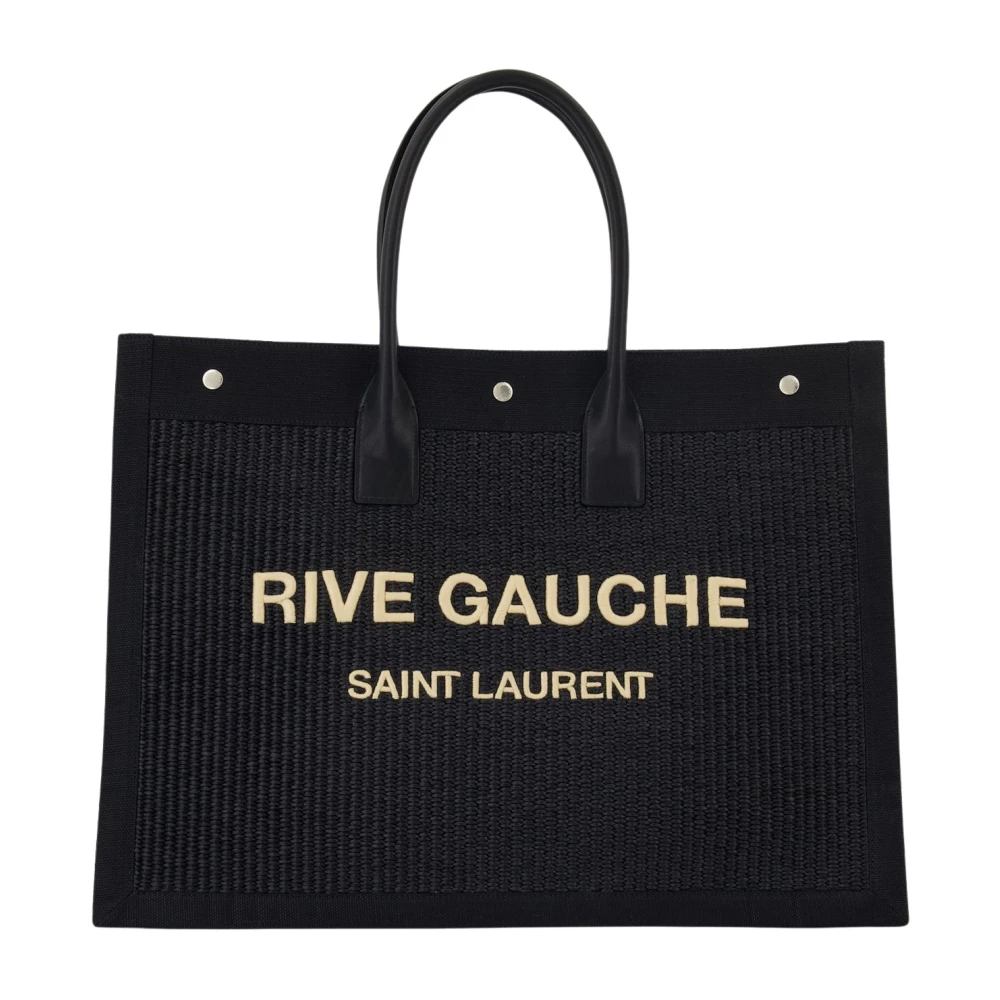 Saint Laurent Rive Gauche Tote Bag Black, Herr