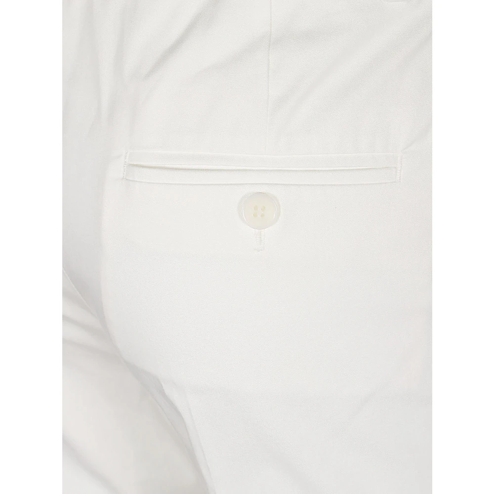 Max Mara Weekend Slim-fit Trousers White Dames