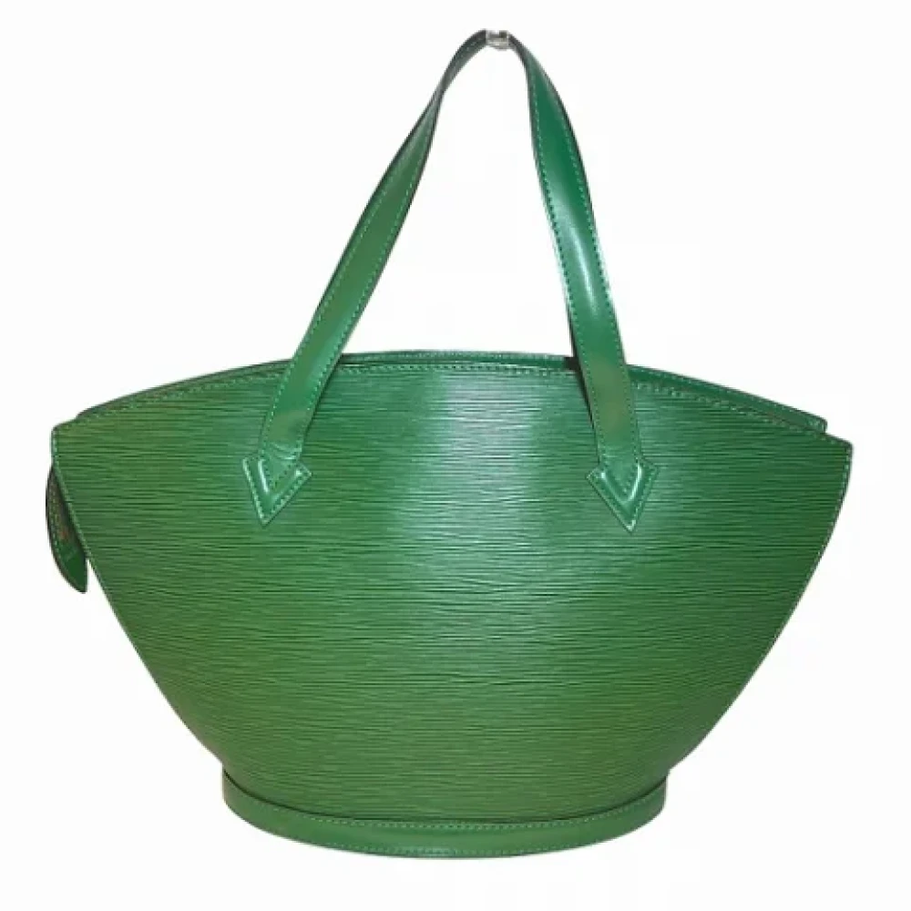 Louis Vuitton Vintage Pre-owned Leather shoulder-bags Green Dames