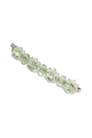 Clip per capelli di fiori in cristallo menta - colore: vert