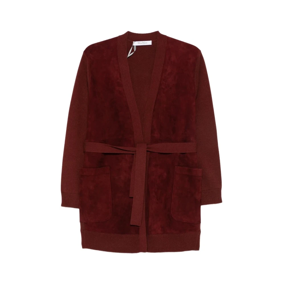 Max Mara Soliveto Cardigan - Female - Cardigans - Red - Xs - Knitwear