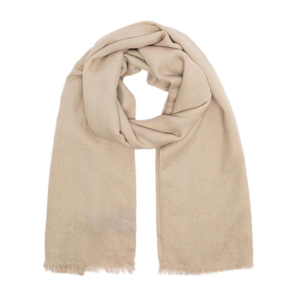 Alpha industries Beige Wollen Sjaal met Mini Bangs Beige Heren