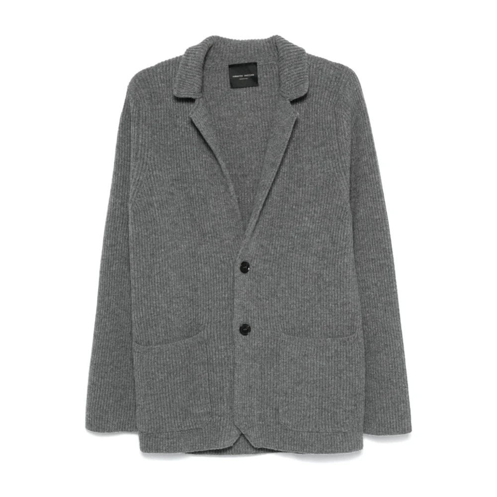 Roberto Collina Luxe Grijze Gebreide Kleding Aw24 Gray Heren