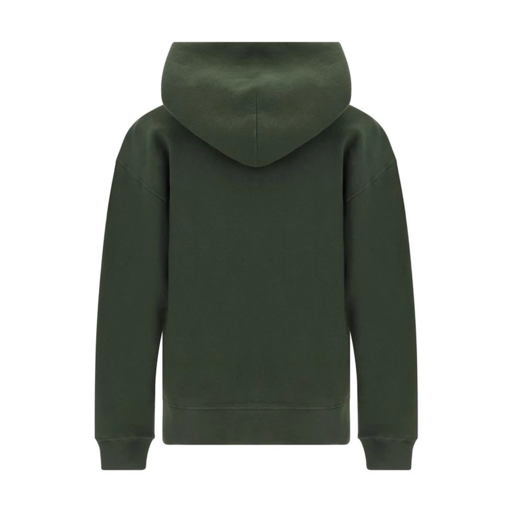 Dsquared2 Monogram Katoenen Hoodie met Koord Green Heren