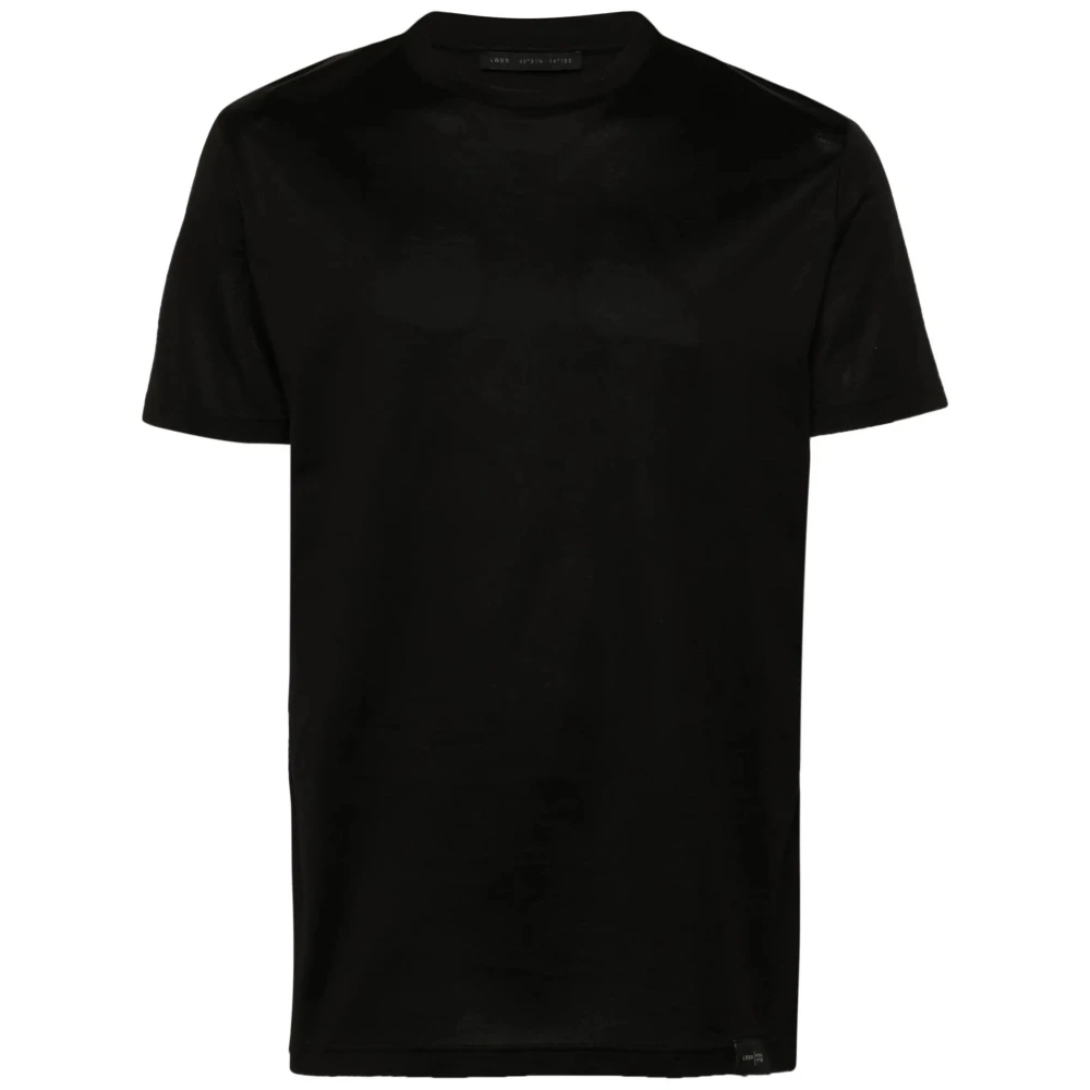 Sort Bomuld T-shirt med Logo | Low Brand | Dame | Miinto.dk