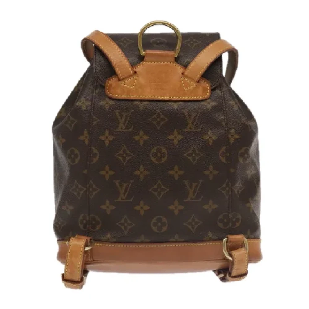 Louis Vuitton Vintage Pre-owned Canvas backpacks Brown Dames