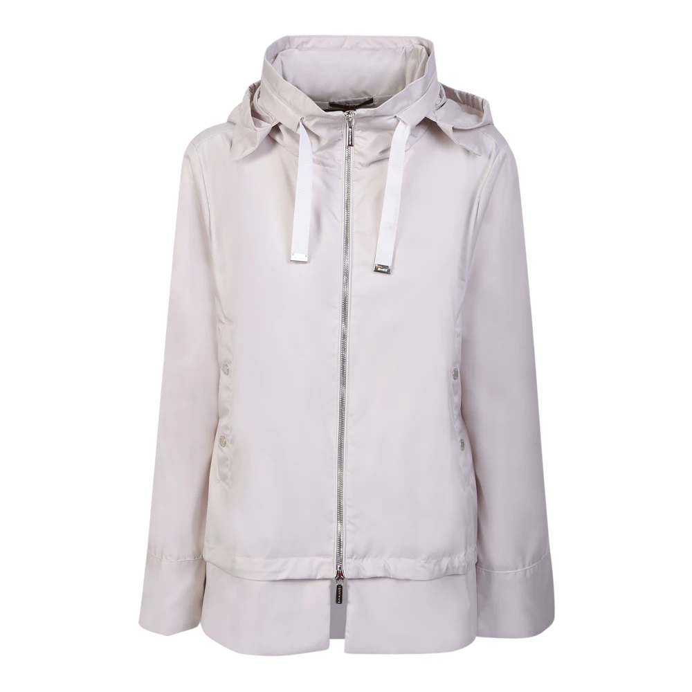 Moorer Women's White Sinia-Wk Ivory Jacket By - Light Jackets - Xs - Jackets