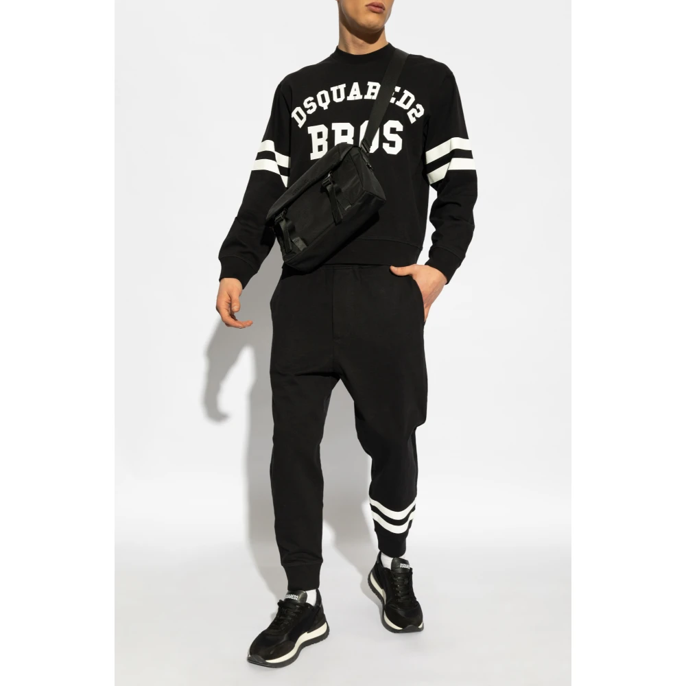 Dsquared2 Broek met logo Black Heren