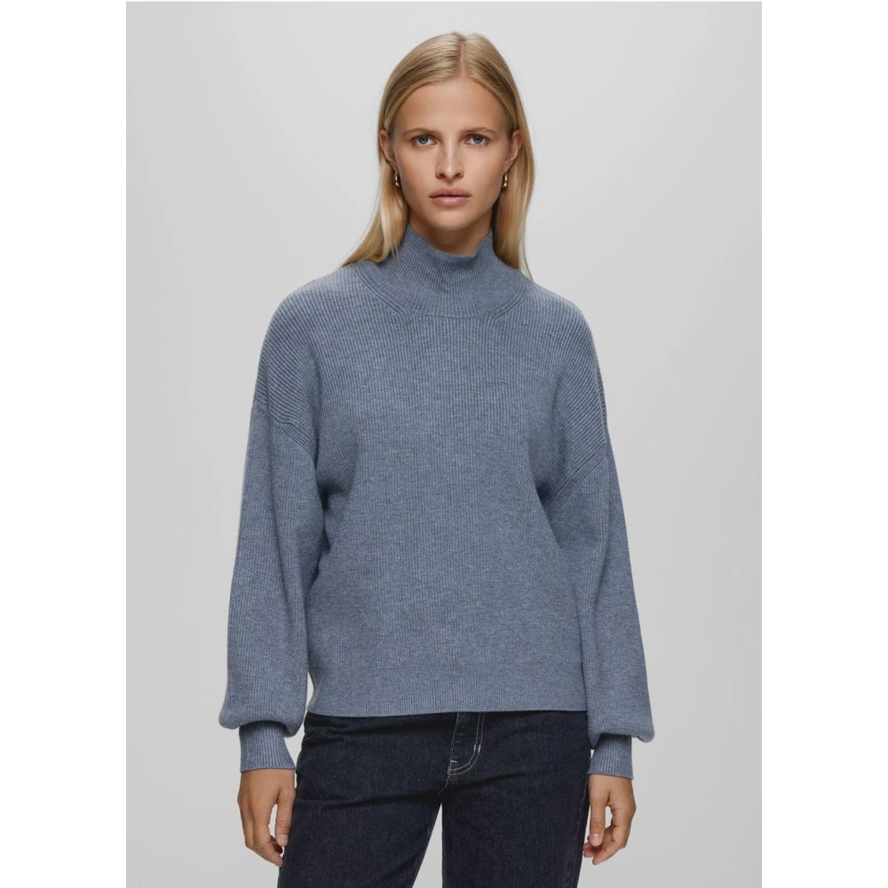 moss copenhagen Grijze Gebreide Coltrui Mercy Gray Dames