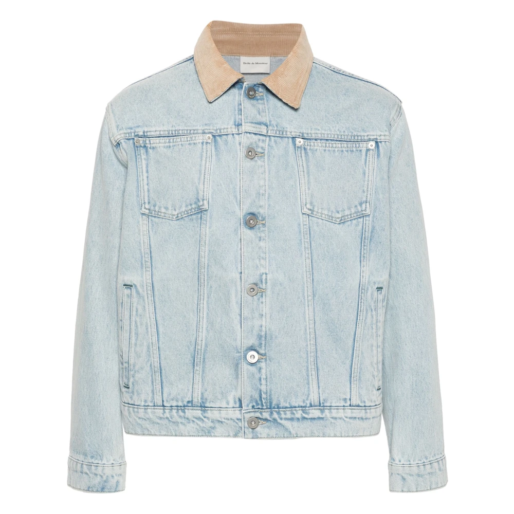 Drole De Monsieur Men's Blue Denim Jacket