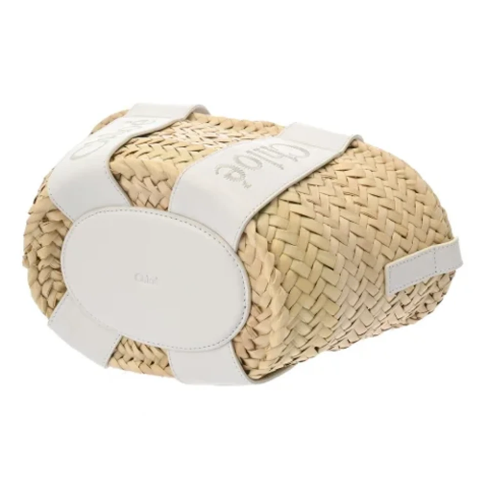 Chloé Pre-owned Leather handbags Beige Dames