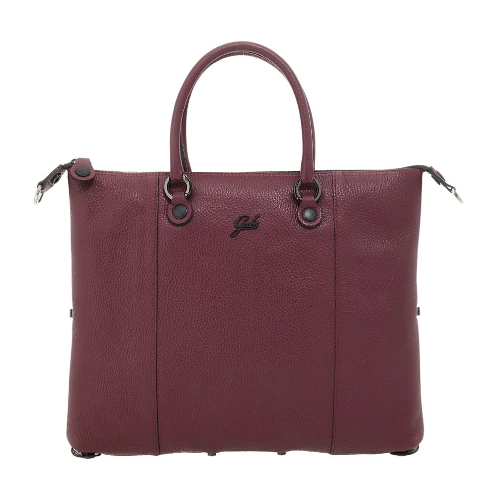 Gabs Women's Red Shopping Bags, One Size, Convertible Leather Bag Bordeaux Chianti