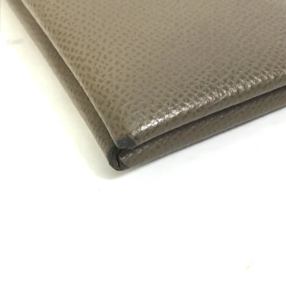 Hermès Vintage Pre-owned Leather home-office Gray Dames