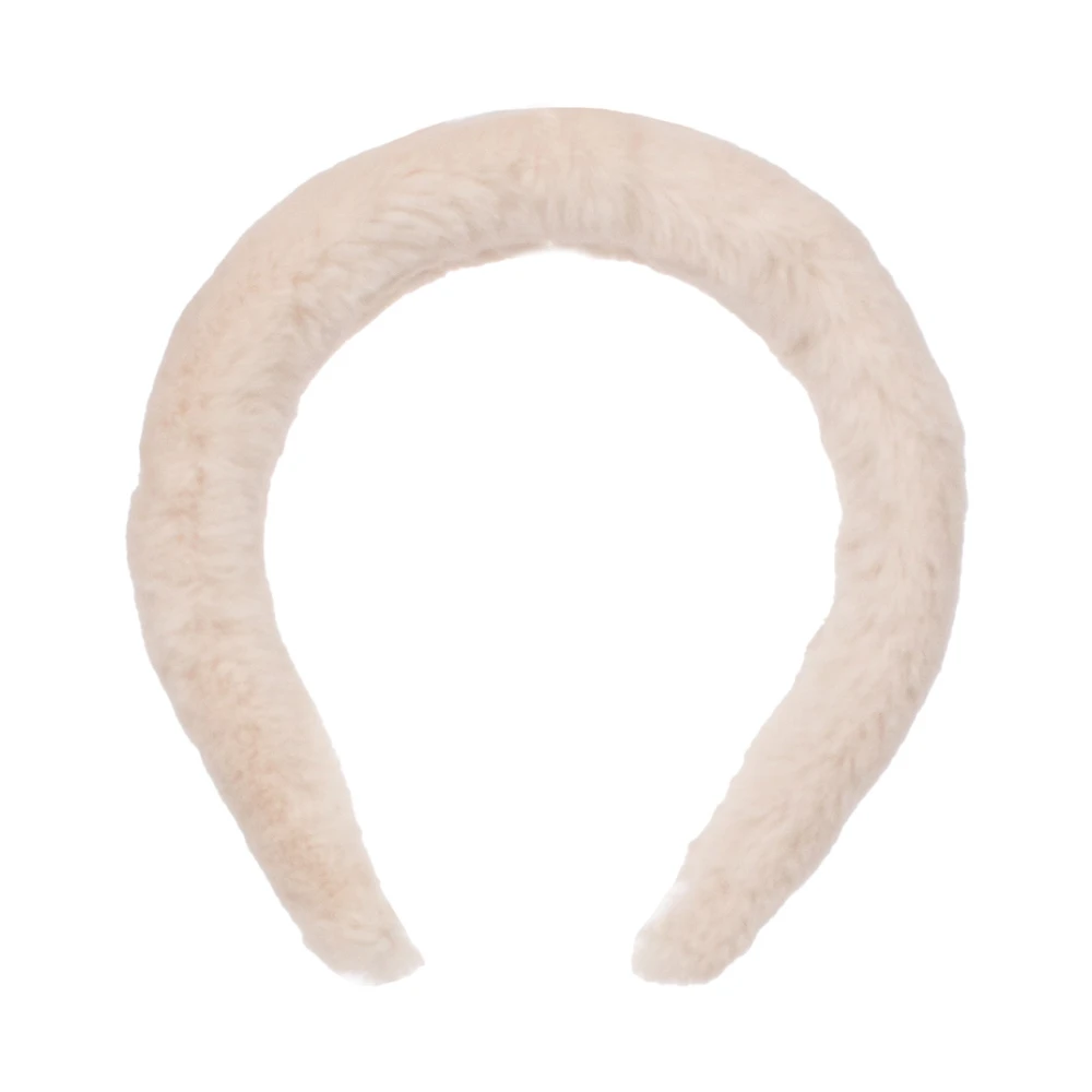 Max Mara Weekend Mythische Haarband Zacht Stof Detail Pink Dames