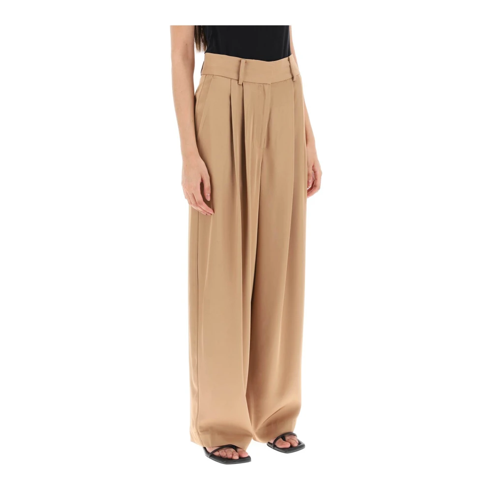 By Malene Birger Wide Trousers By Herenne Birger Brown Dames