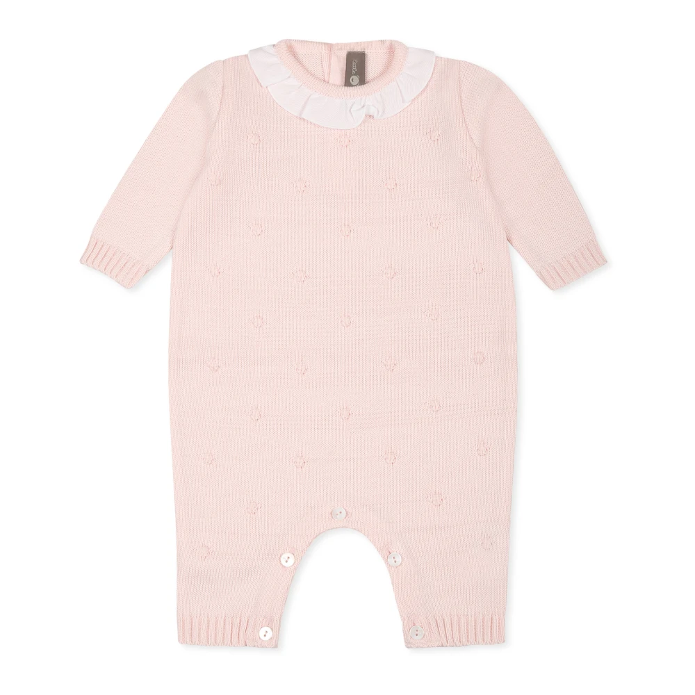 Little Bear Rosa prickig rompers Pink, Unisex