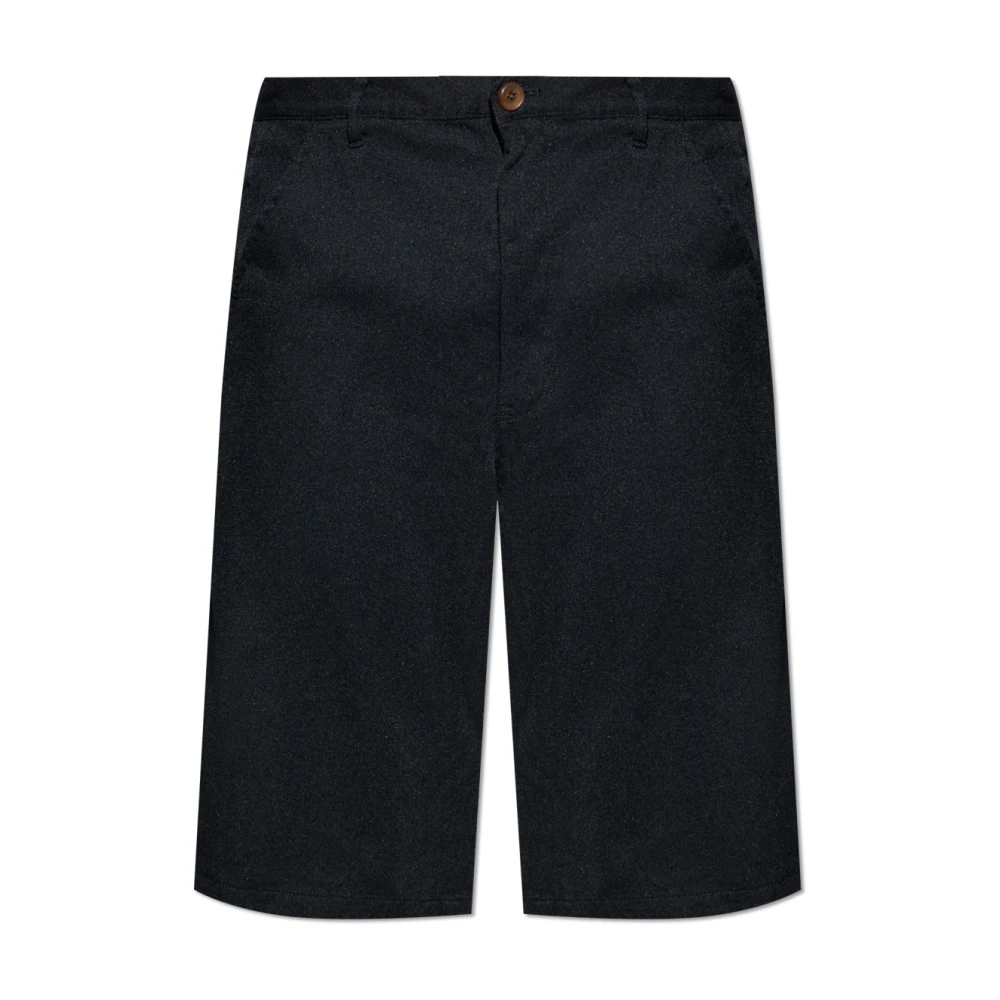Comme Des Garçons Men's Black Shorts With Pockets - Casual Shorts - L - Shorts
